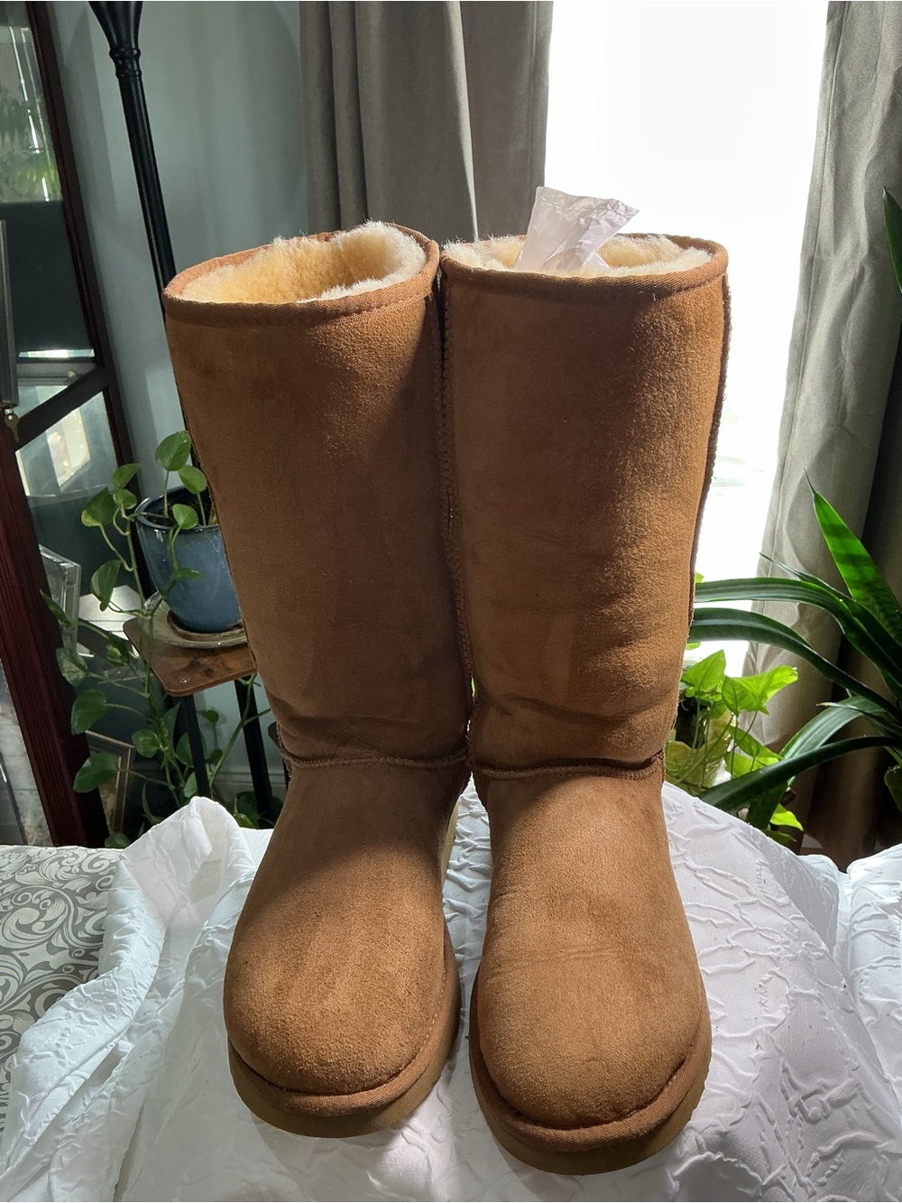 UGG Classic Tall Shearling Boots - Chestnut Brown